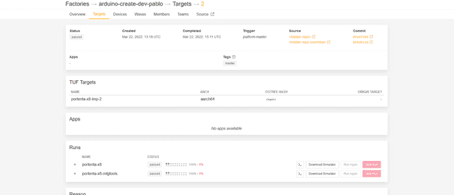 Foundries.io tag dashboard