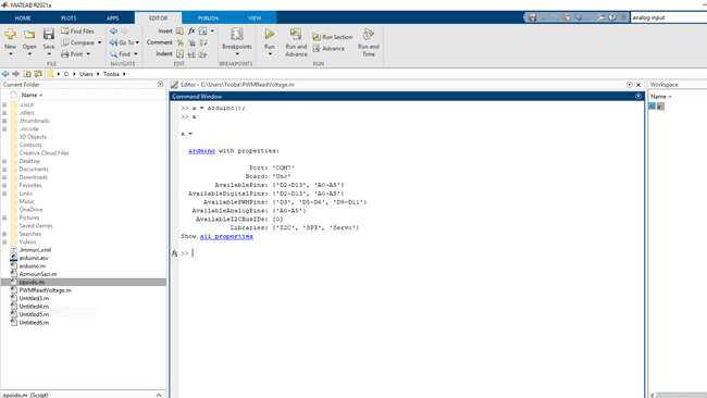 Arduino properties