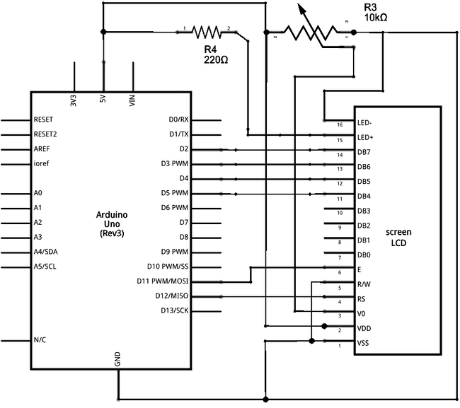 The schematic (made using Fritzing).